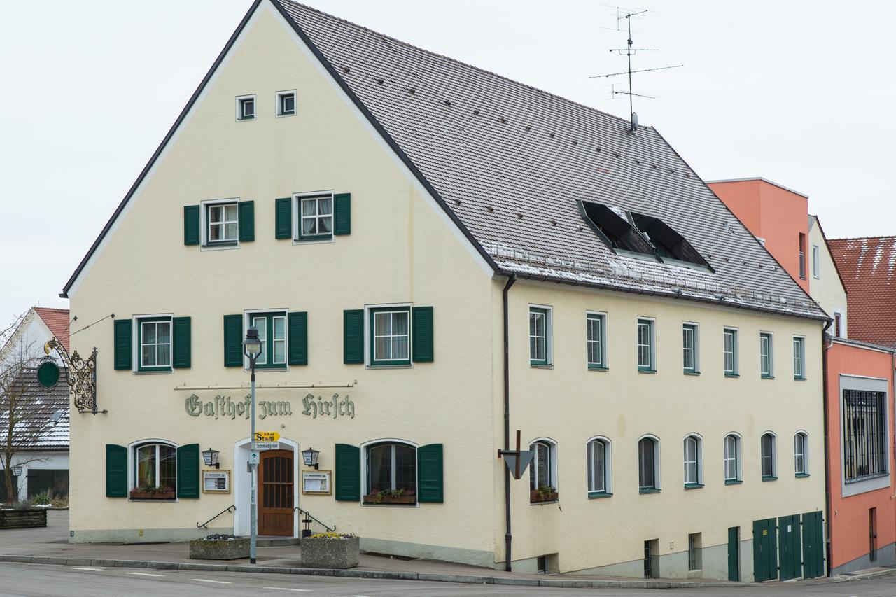 Hotel Zum Hirsch Wertingen Dış mekan fotoğraf