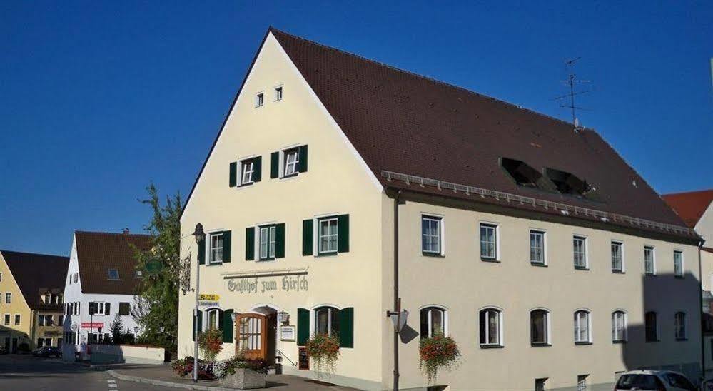 Hotel Zum Hirsch Wertingen Dış mekan fotoğraf